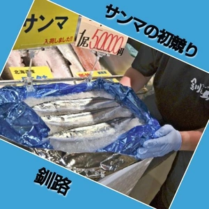 「サンマの初競り」🎵