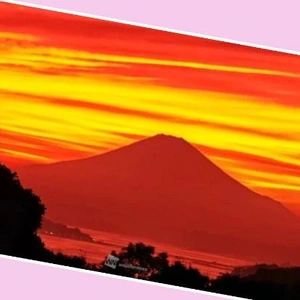 「昨日は夕焼けが…」