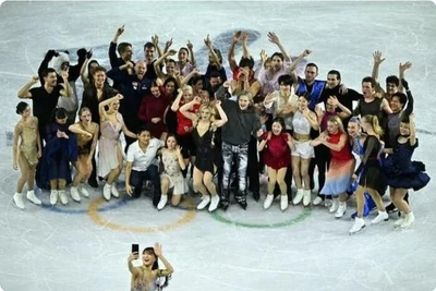 「フィギュアスケート、最高〜」❗️