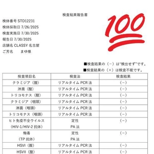 検査結果です🗒️