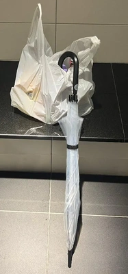 雨降りの合間に...