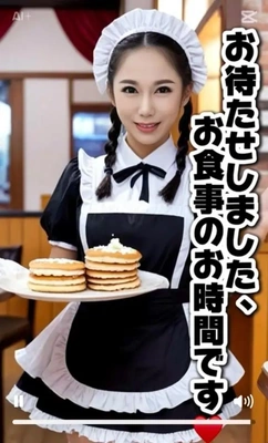 張り切りすぎた失敗　☆メイド☆にて。