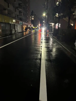 新年、初雪でした。