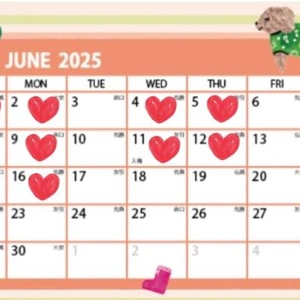 ５月も有難うございました??