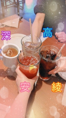 帰りに【お疲れさま会】(*≧艸≦*)♪♪