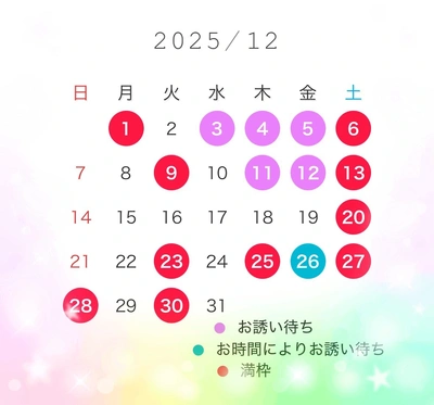 12月一部抜けてしまった箇所があり…?