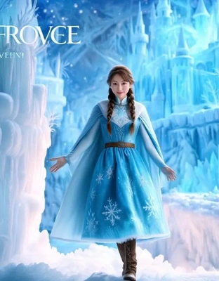 ナナと雪の女王風♪