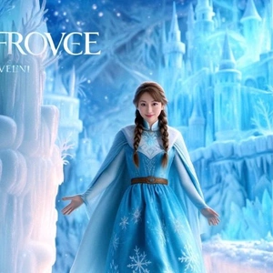 ナナと雪の女王風♪