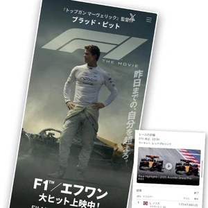休日は映画観てきましたF1?
