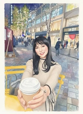 仲良し様から届いたAIデッサン