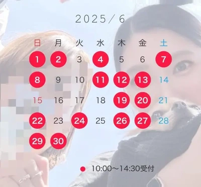 6月のスケジュール
