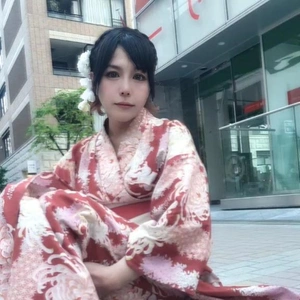 浴衣着たよ