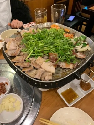 ミナリサムギョプサル♪