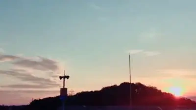 夕日に染まる心