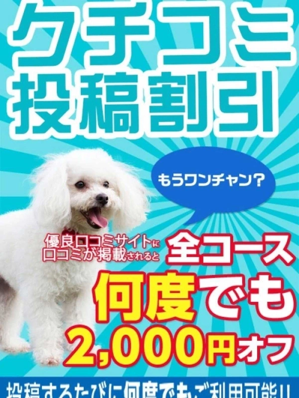 口コミ投稿割引2000円オフ！