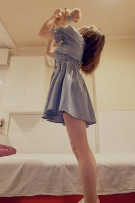 今日のコスプレは?なに。😇?