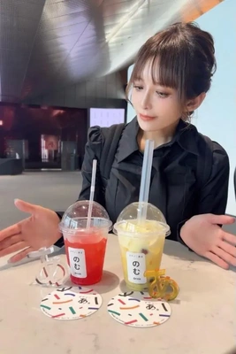 休憩ドリンクもいちいち可愛い♥️