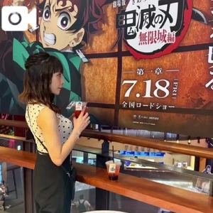 新宿バルト9は、今鬼滅の刃とコラボしてるよ😇