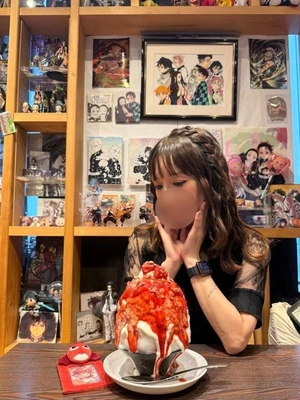 鬼滅🔥とかき氷🍧