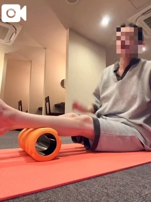生き返った🤤サウナに入って...湯上りに筋膜ローラーまで。