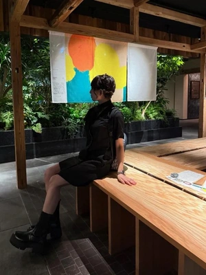和な感じの休憩場所🚩