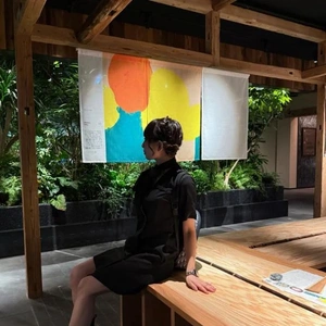 和な感じの休憩場所🚩
