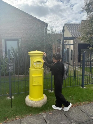 黄色いポストは、幸せになれる？💛💛💛