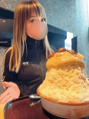 メイク道具がなくてもかき氷🍧はしっかり食べにゆきます。👍