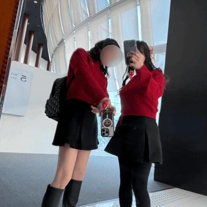 同じものを身につけるとわかるサイズ感🙃😑