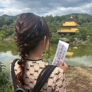 金閣寺はとてもキラキラ✨金でした😇