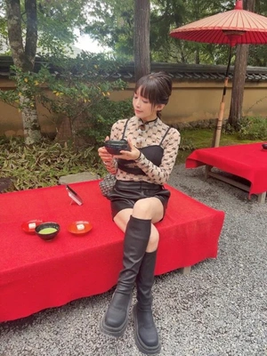 抹茶に『お』を付けたくなる場所です😊