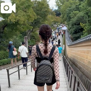 金閣寺はこんなに人がいたよ🏯✨️