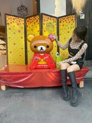 嵐山には、可愛いのもたくさんあったよ😇😇