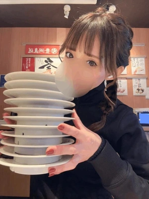 撮影終わった瞬間・・・爆食する😂わたし。