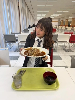 学食のごはん🍚は学食の味でした😇😇