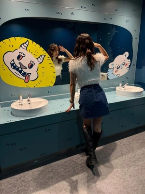 ちいかわパークはトイレもちいかわだった😇