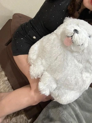 かわゆい♡ぬいぐるみいただきました🩶🩶