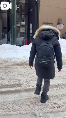 雪道歩くの得意になるのかな？北海道に住んだら？？