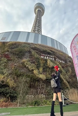 マリンタワーも真っ赤になるんだよ♥️♥️♥️