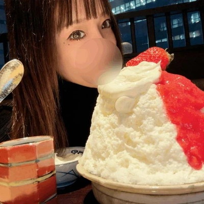 今日もかき氷🍧おんな。