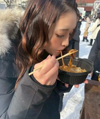 雪まつりで食べるものは、全部美味しい✨️