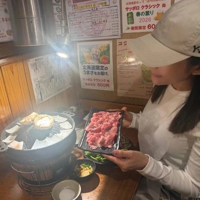 北海道🐮まで待てずに・・ジンギスカン🐑を食べて来ました😇