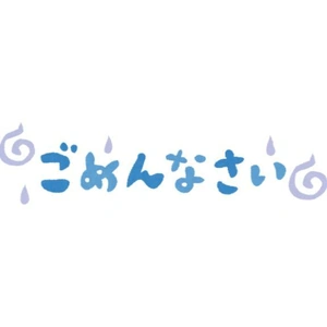申し訳ありません