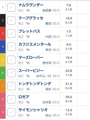 これみて気づくのは競馬好きなお兄さまたちにしかわらないよねえ🥺❤️笑