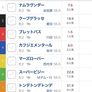 これみて気づくのは競馬好きなお兄さまたちにしかわらないよねえ🥺❤️笑