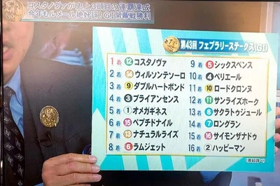 🐴フェブラリーステークス🐴❤️