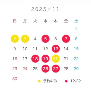 11月予定