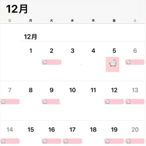 12月の出勤予定?速報！