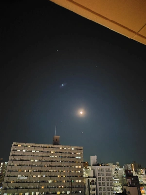 今年最初の満月