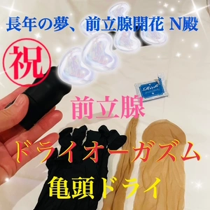 制御不能  亀頭、前立腺、開花認定 N殿お礼